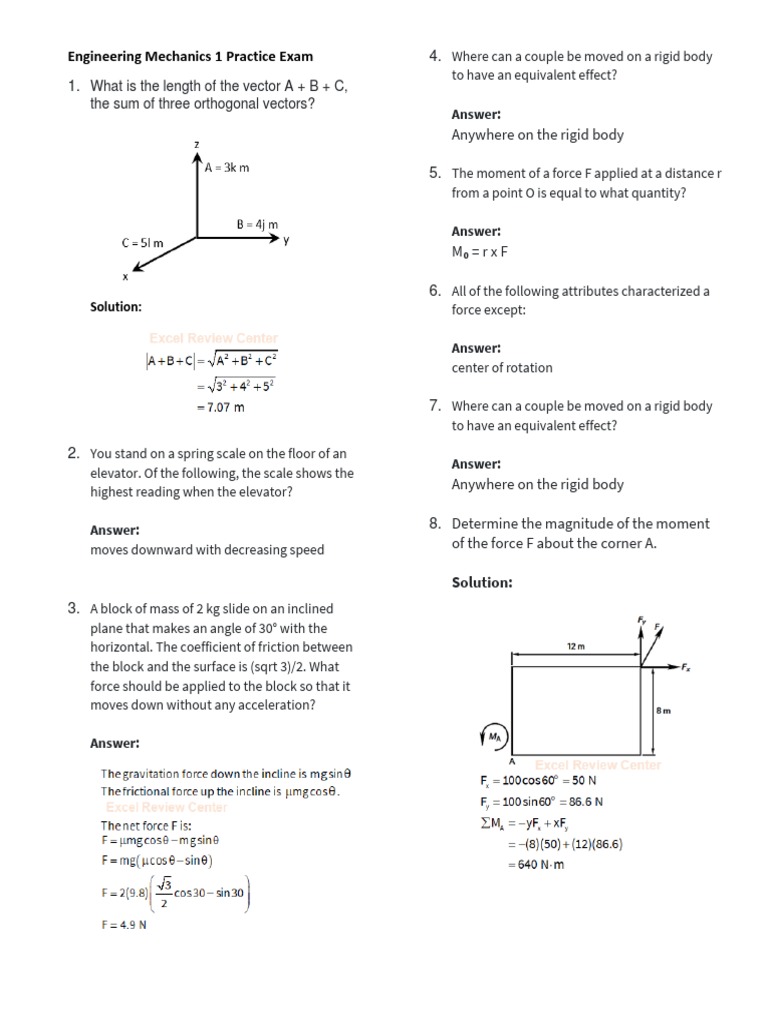 engineering-mechanics-1-practice-exam-pdf-force-friction