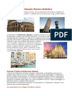 Patrimonio Storico Artistico PDF