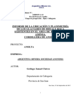 Informe de Glaciares Proyecto Anssilta