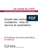 Nº SSR-2-2 Sûreté Des Centrales Nucléaires Mise en Service Exploitation PDF