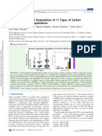 Diameter-Dependent Degradation of 11 Types of Carbon Nanotubes: Safety Implications