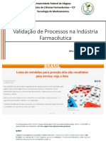 Validação de processos na indústria farmacêutica 20_05_19