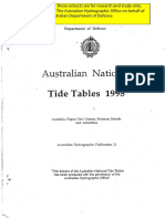 Tide table predictions for Australia, PNG, Solomon Islands and Antarctica