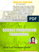 L1 - Teachsci - Science Curriculum Framework