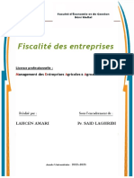 Résumer de Fiscalité Des Entreprises 2022 PDF