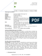 Education Officer (Conservation & Community Educator) PDF
