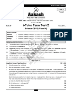 I-Tutor Term Test-2A (Phase-I) Science (C-IX) - 27-09-2020 PDF