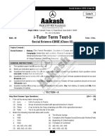 I-Tutor Term Test-3A (Phase-I) SSC (C-IX) - 30-09-2020 PDF