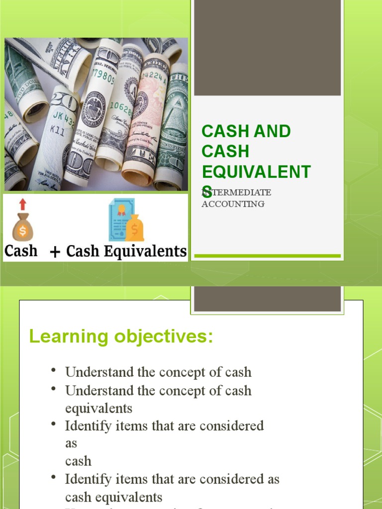 Cash and Cash Equivalents PDF Cheque Banks