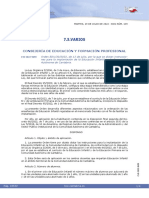 Orden EDU 30-2022 (Infantil Cantabria)