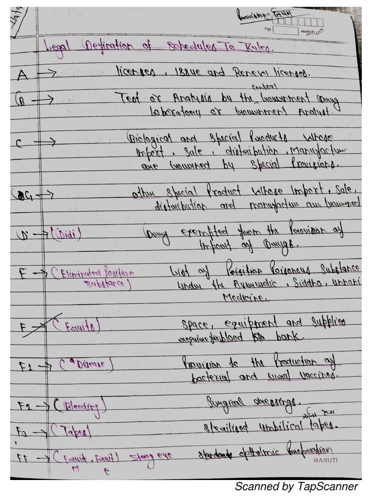 Schedule in Jurisprudence | PDF