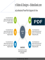 Radial Circle PowerPoint Diagram Template