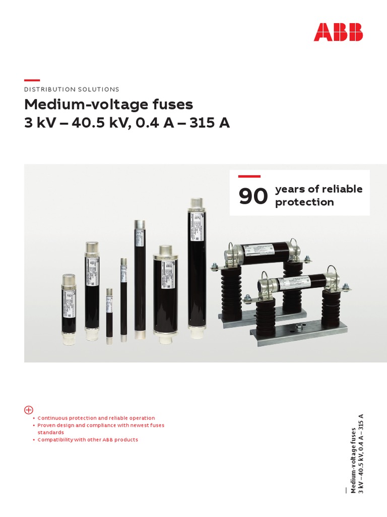 CA MV Fuses (EN) E 2401PL1613 PDF | PDF | Fuse (Electrical) | Capacitor