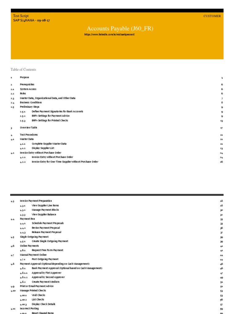 3 Accounts Payable in SAP FIORI 21 July 2022 | PDF | Accounts Payable ...