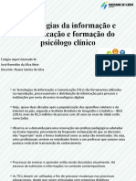 Tecnologias Da Informação e Comunicação e Formação Do