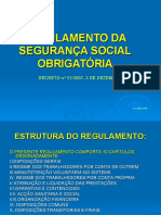 Regulamento Da Seguranca Social Obrigatoria