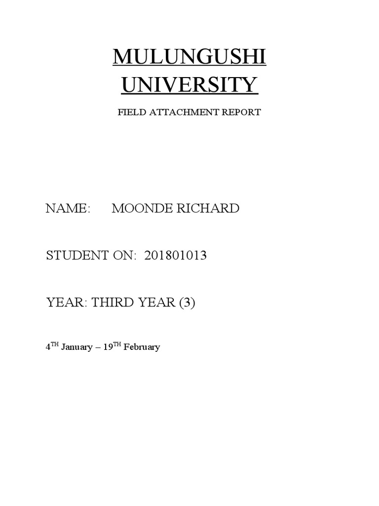 ATTACHMENT REPORT (Autosaved) MMM | PDF | Fertilizer | Maize