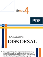 Kakayahang Diskorsal