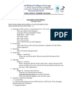 CWTS 2 Documentation Format