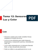 Sensores de luz y color