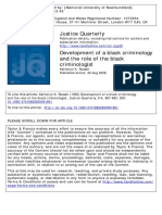 Development of A Black Criminology and The Role of The Black Crimonologist - Katheryn Russell 1992 PDF