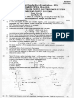 Mtech 1 Sem Eepc 101 Power System Analysis 2014 PDF