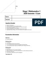 11 Maths S1 Exam 2020 FINALpdf PDF