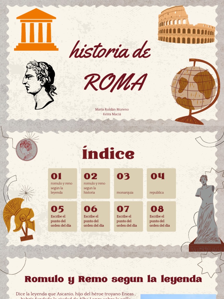 Historia de Roma: Monarquía y República | PDF | Roma antigua ...