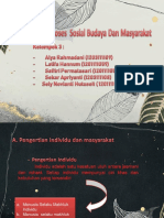 K.3 - Individu, Proses Sosial Budaya Dan Masyarakat PDF