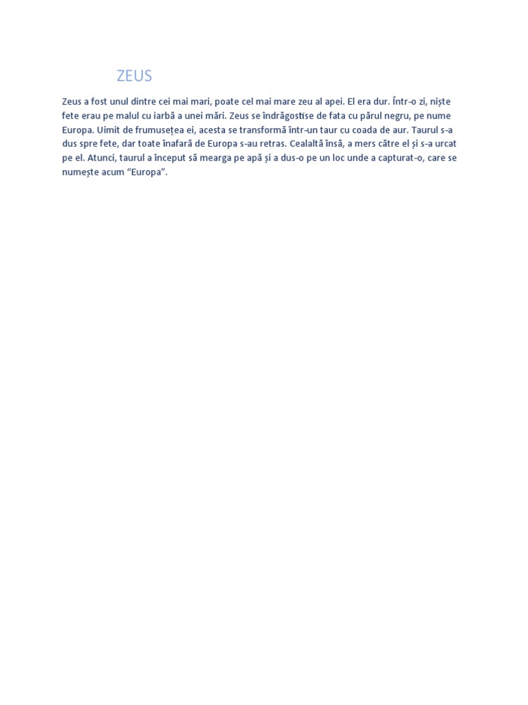 Zeus | PDF