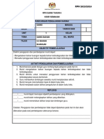 RPH 2023/2024 - Sains Tahun 6 - Unit 9: Bahan Buangan