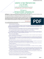 LEY Ganancias PDF