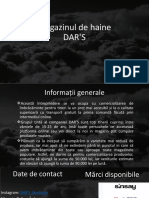 Magazinul de Haine Dar'S: Cretu Sebastian Purciuc Dumitrita Parasca Roberta Chetran Alexandra