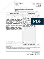 FICHA DE AVALIAÇÃO INDIVIDUAL PAP Modelo