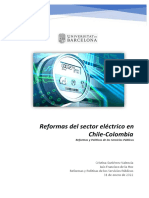 Reformas Del Sector Eléctrico Chile-Colombia