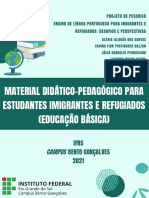 Material Didático-Pedagógico para Estudantes Imigrantes E Refugiados (Educação Básica)