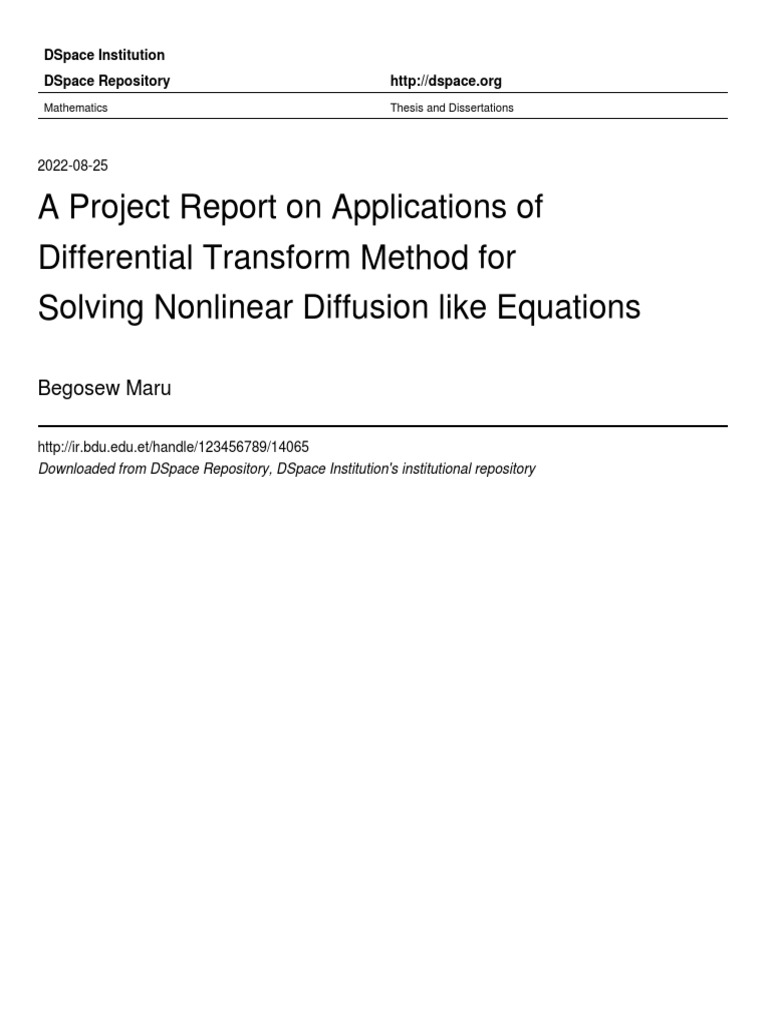 Begosew Mathes V.good PDF PDF Differential Equations Equations