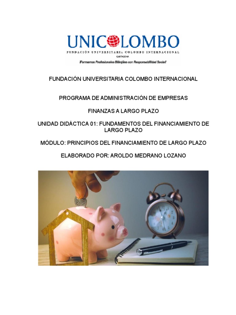 Fundamentos Del Financiamiento A Largo Plazo PDF | PDF | Compartir ...