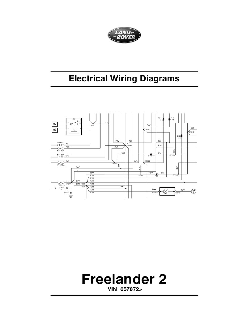Freelander 2 Electrical Diagrams | PDF | Car | Automotive Industry