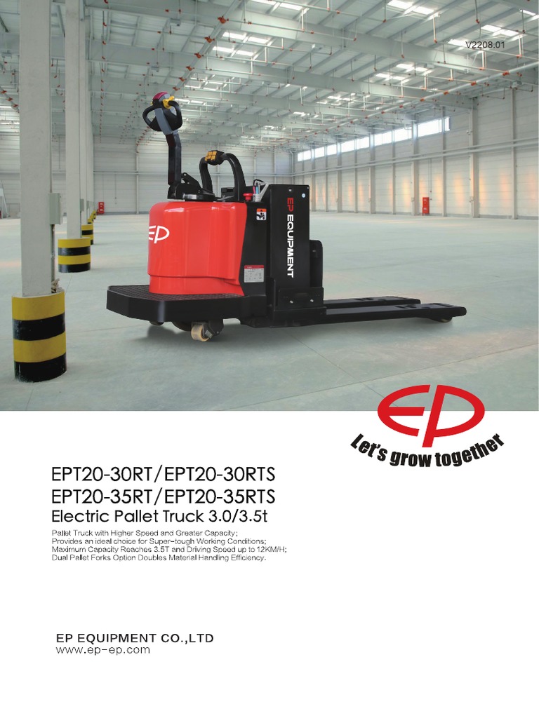 EPT20 Electric Pallet Truck Specs | PDF | Electric Motor | Tire