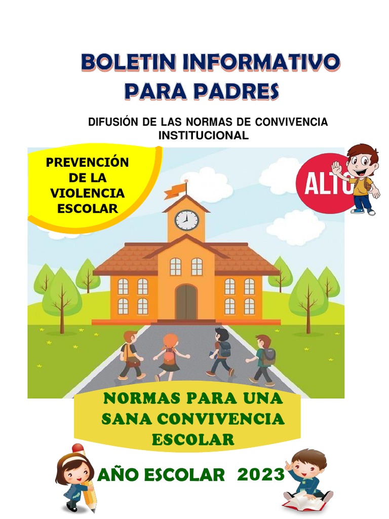 Normas de Convivencia Escolar 2023 | PDF | Acoso sexual | Violencia
