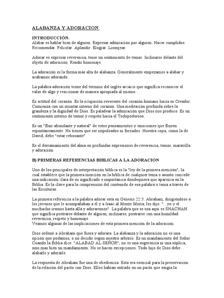 Alabanza y Adoracion | PDF | Abrahán | Arca de la Alianza