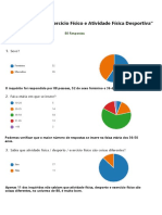 Questinário - Distinção Entre Exercício Físico e Atividade Física Desportiva - 2 TAS - Adriana - André - Bianca e Diogo - EF