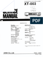 Aiwa XT-003-Service-Manual