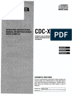 Aiwa CDC X116 Owners Manual