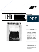 Aiwa LX 330 Owners Manual