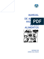 Manual Práctico para El Manejo Higienico de Los Alimentos en El 2023