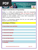 Python NOTES FOR O LEVEL - 03 - Mar - 2022 PDF