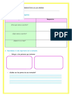 2 - Comunicacion - Manitos Ala Obra - Escribimos Una Invitacion para Nuestras Familias