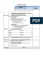 Formato Jornada de Cierre y Evaluación